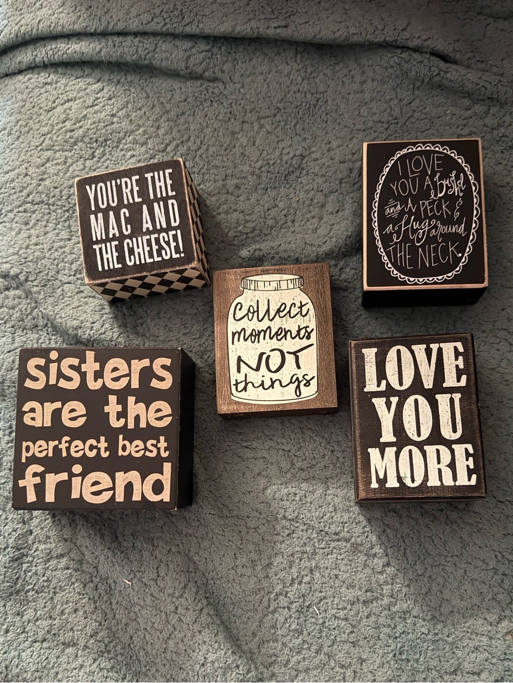 5 total Wall and desk and shelf signs